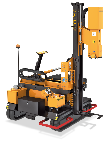 Pile Drivers For Safety Barrier Installations Orteco
